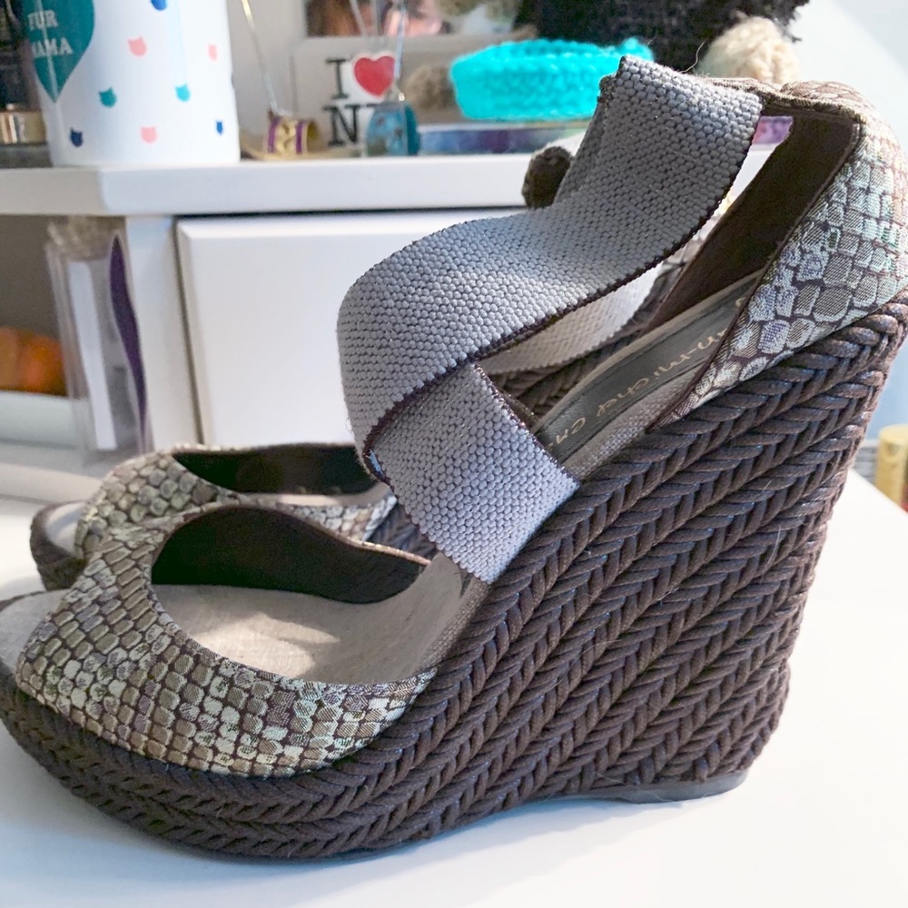 Jean Michel Cazabat Wedge Sandal